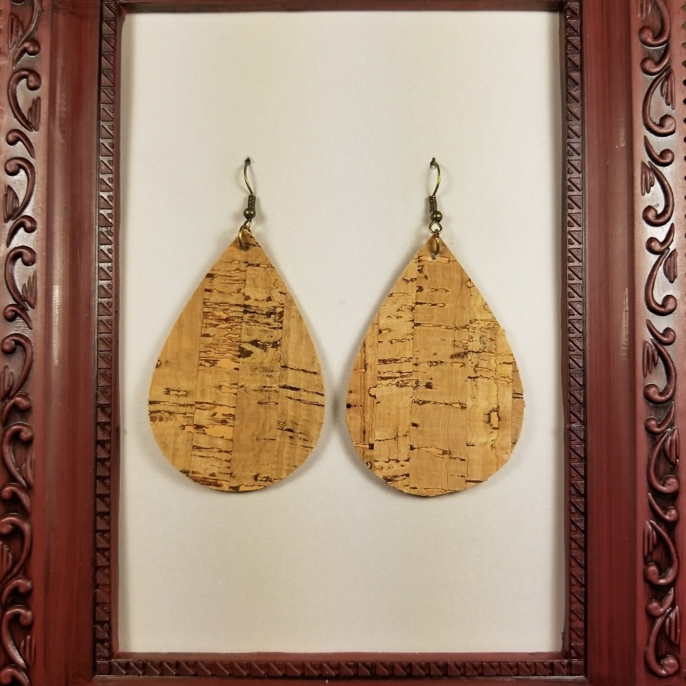💎Handmade Faux Leather Earrings